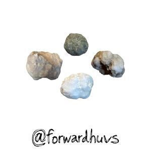 (4) Small Raw Tennessee Creek Geode - Break them Yourself